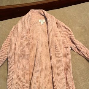 Pink cardigan market & spruce